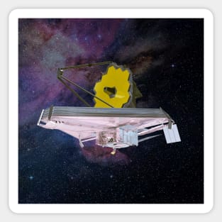 James Webb Space Telescope, artwork (C027/0590) Sticker